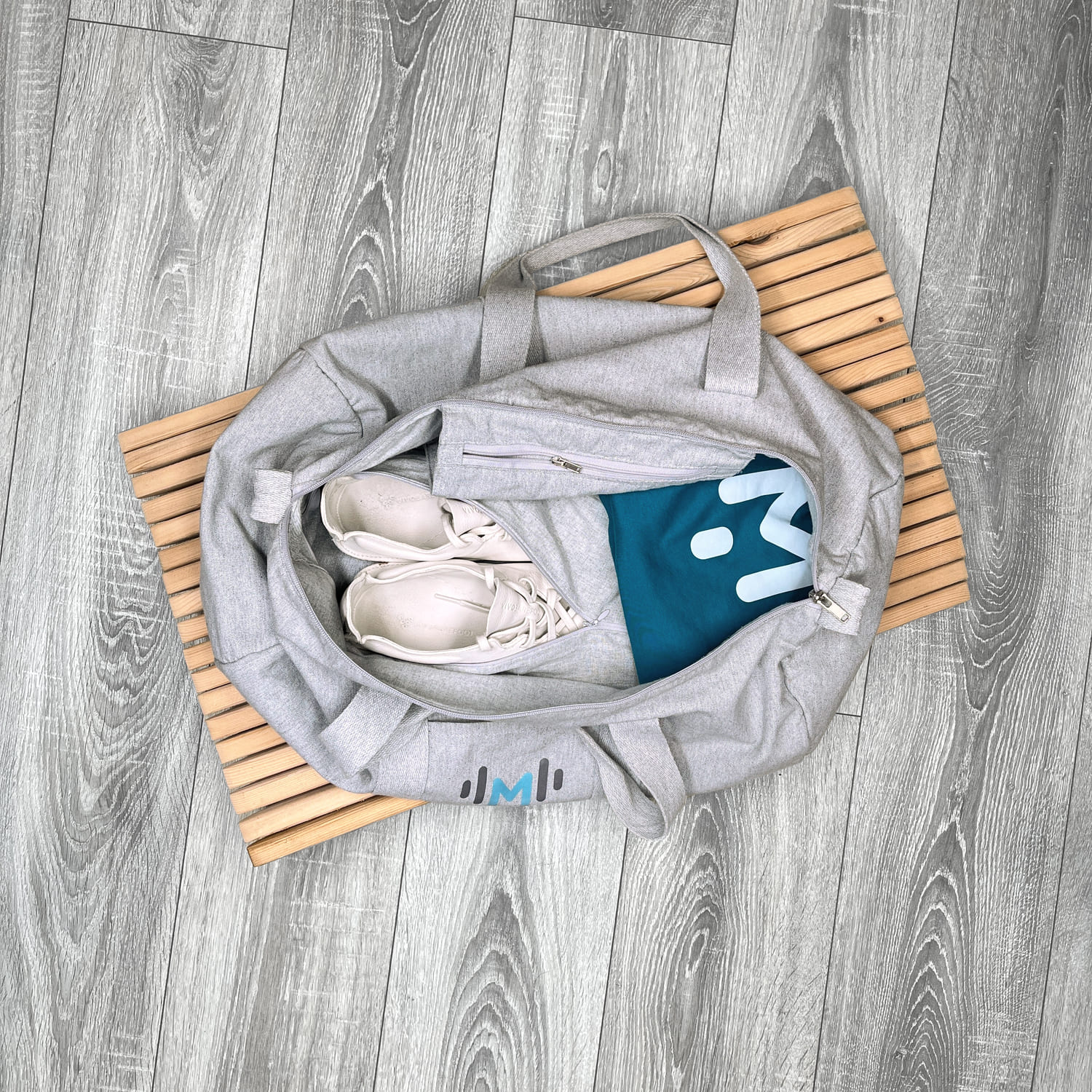 IMopo Label - Duffle Bag - Heather Grey - Tasca per scarpe