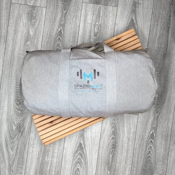 Mopo Label - Duffle Bag - Heather Grey - Fronte pieno