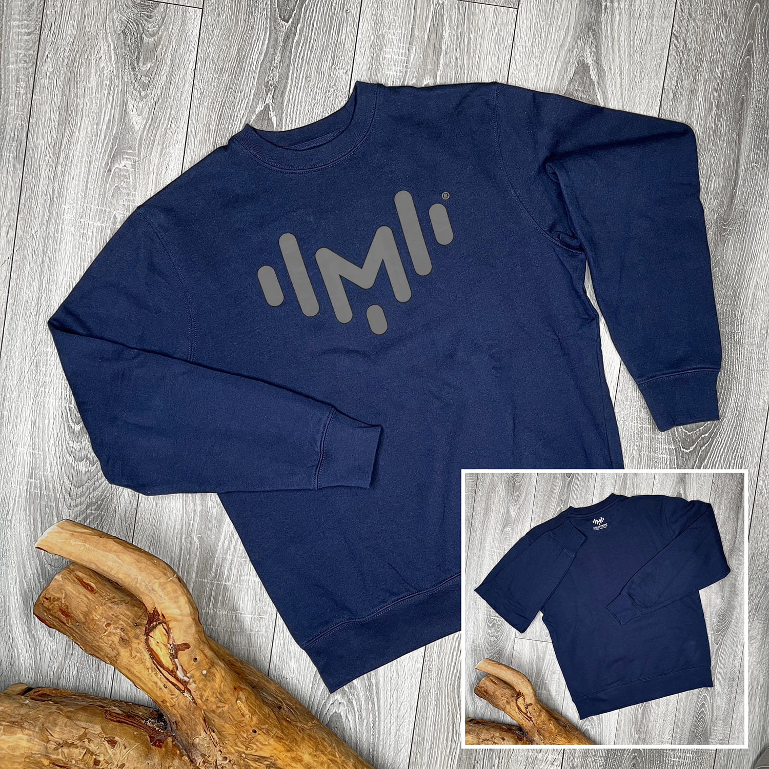 Mopo Label - Felpa STSU178 Changer 2.0 - Blue-Navy-FTG-RCB - Preview