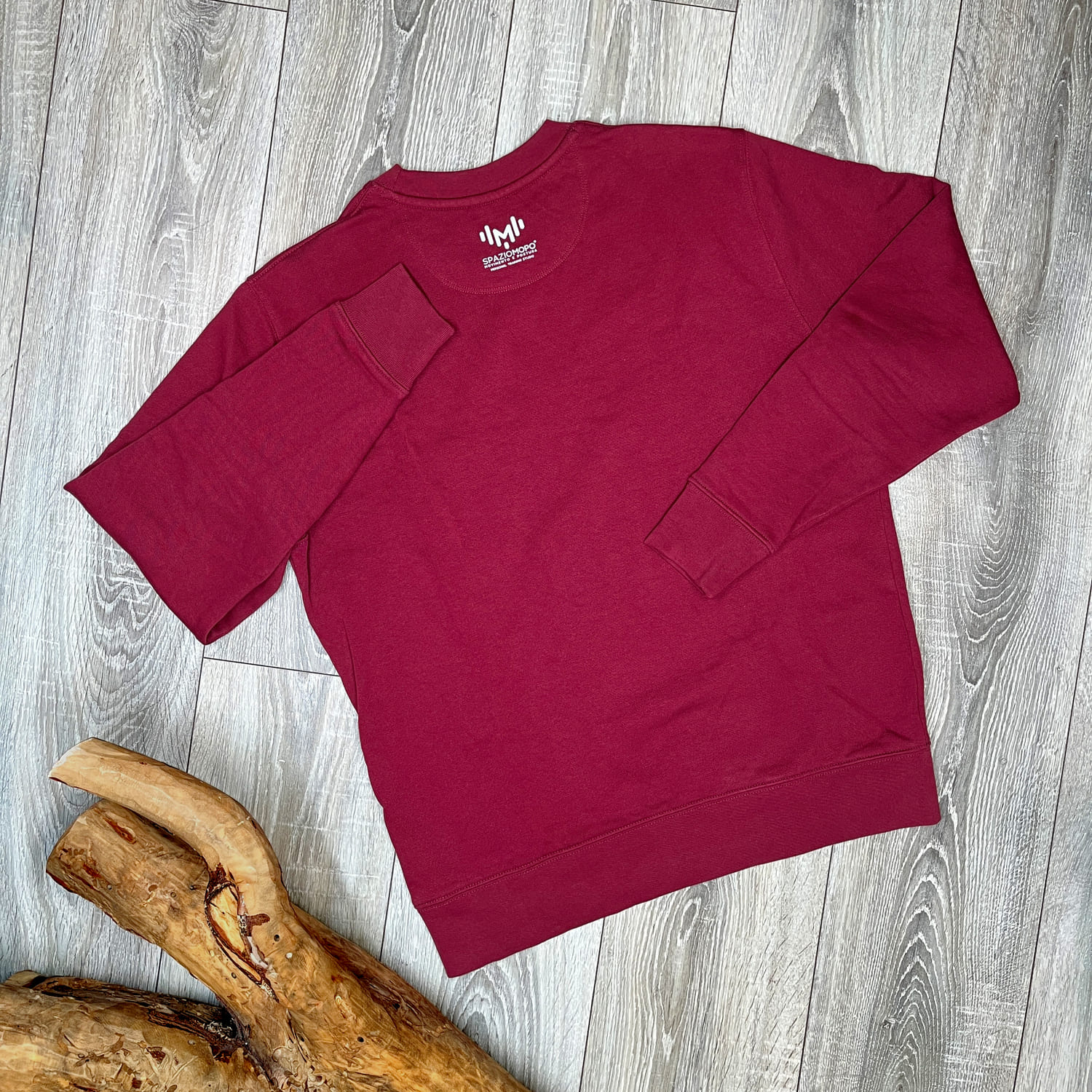 Mopo Label - Felpa STSU178 Changer 2.0 - Burgundy-FCB-RCB - Retro