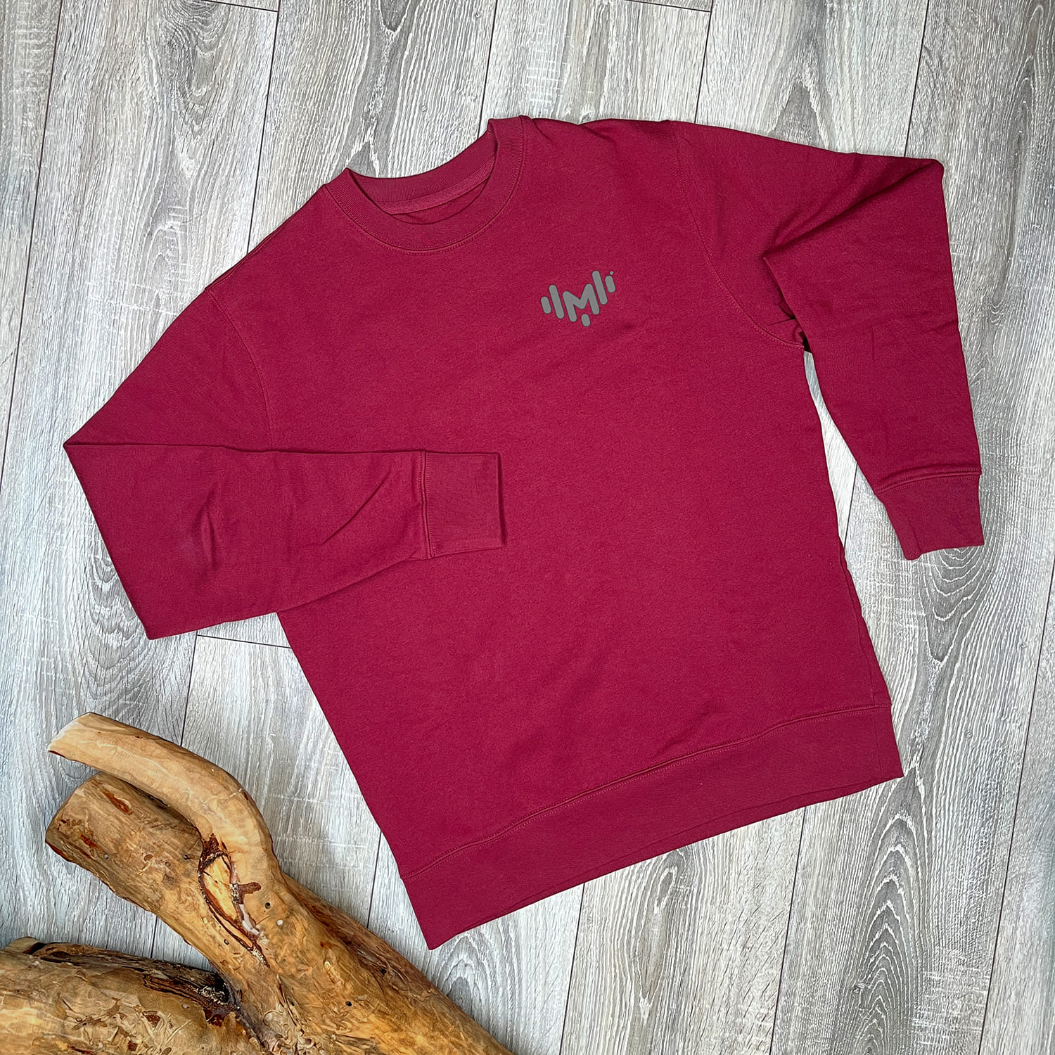 Mopo Label - Felpa STSU178 Changer 2.0 - Burgundy-FCG-RCB - Fronte FM