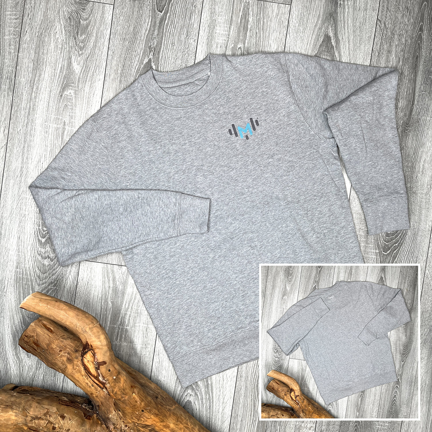 Mopo Label - Felpa STSU178 Changer 2.0 - Heather-Grey-FCC-RCB - Preview