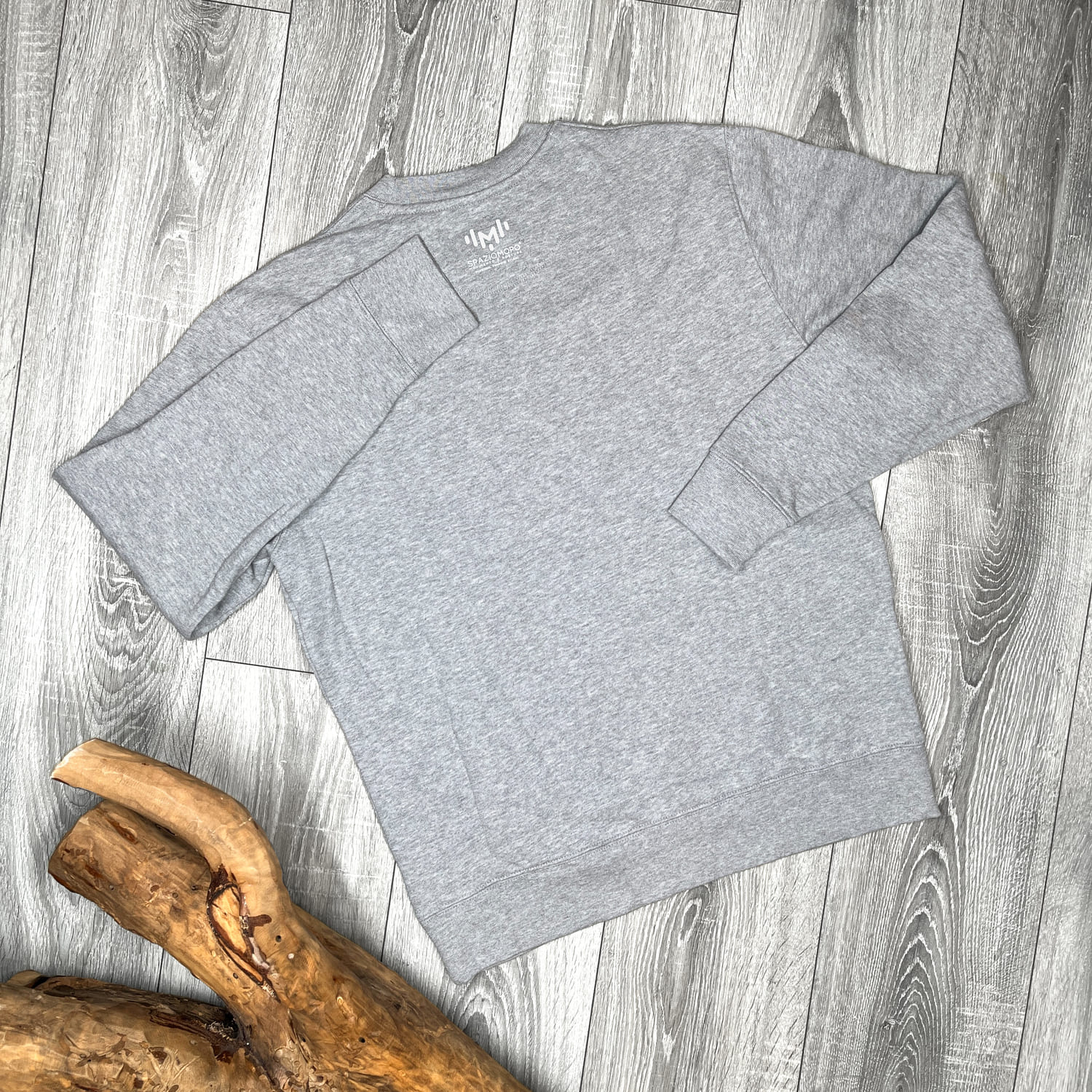 Mopo Label - Felpa STSU178 Changer 2.0 - Heather-Grey-FCC-RCB - Retro