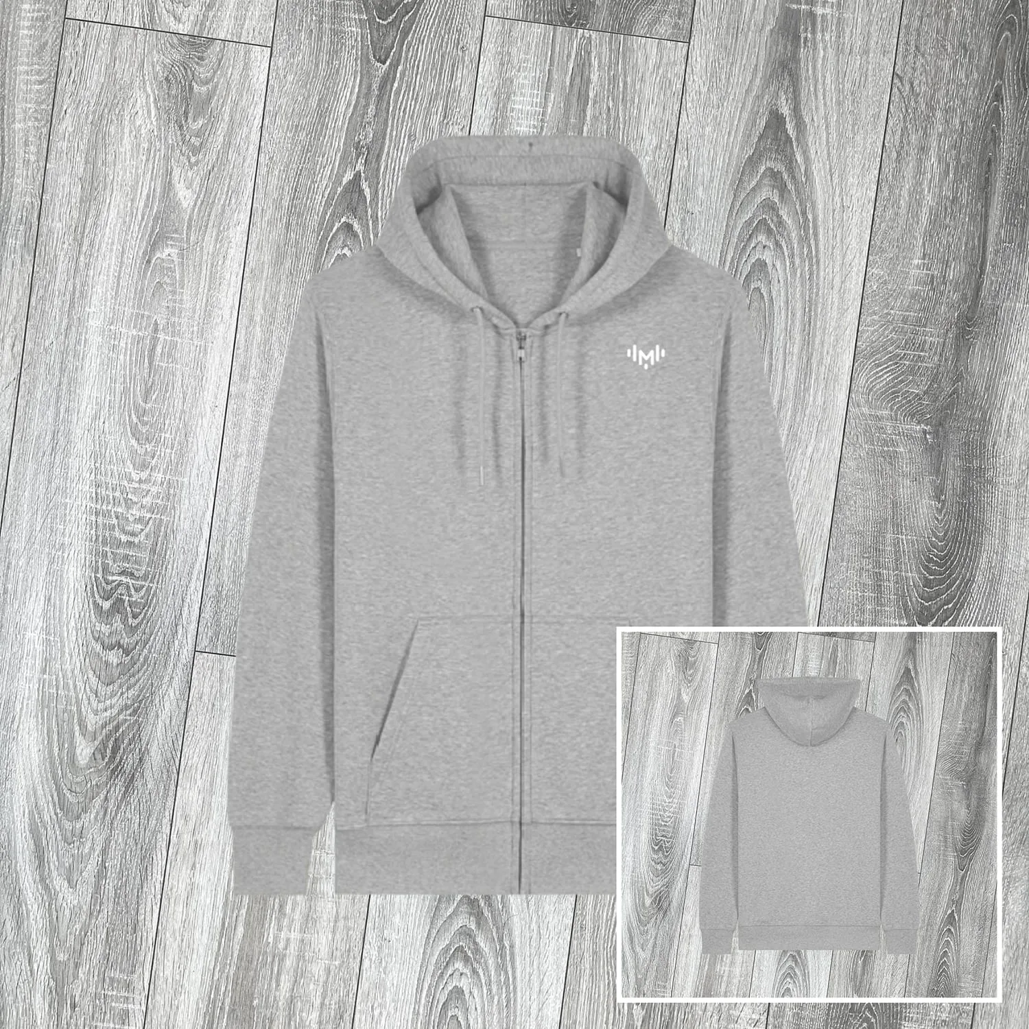 Mopo Label - Felpa STSU207 Connector 2.0 - HeatherGrey-FCB-RXX - Preview